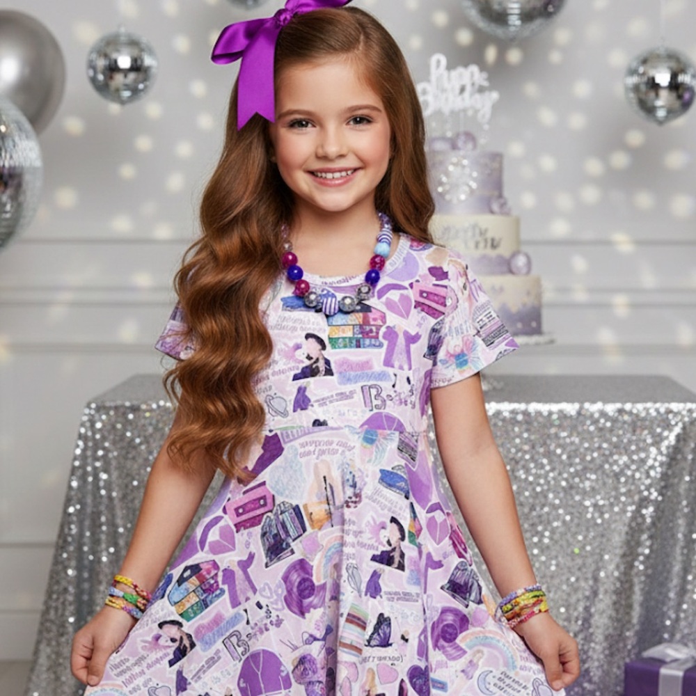 TS concert dress Taylor Swift inspired singer dress girls Birthday dress gift
